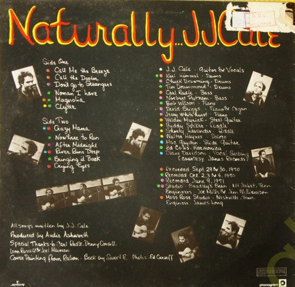J.J. Cale : Naturally (LP, Album, RE)