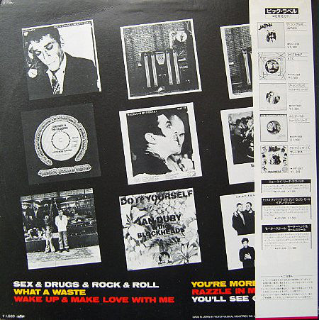 Ian Dury And The Blockheads : Sex & Drugs & Rock & Roll (LP, Comp)