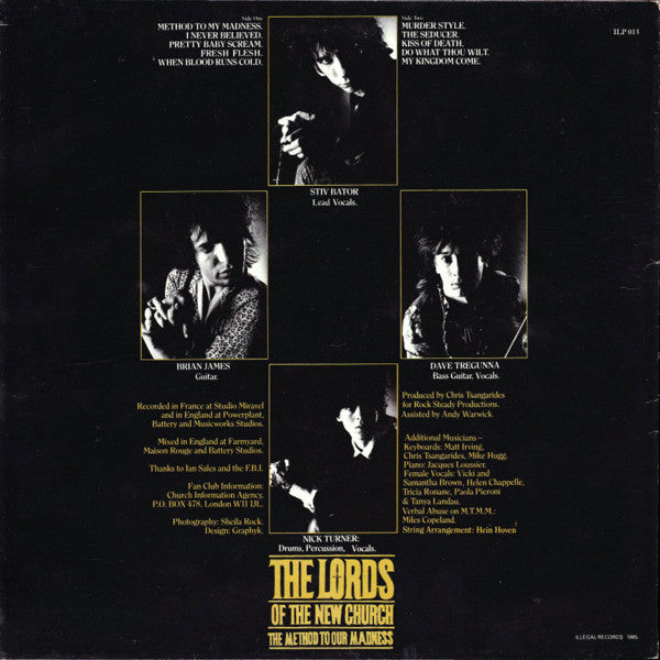 The Lords* : The Method To Our Madness (LP, Album)
