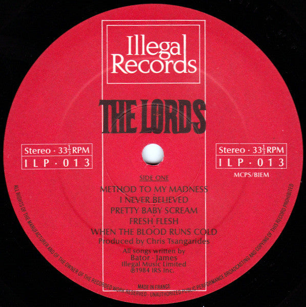 The Lords* : The Method To Our Madness (LP, Album)