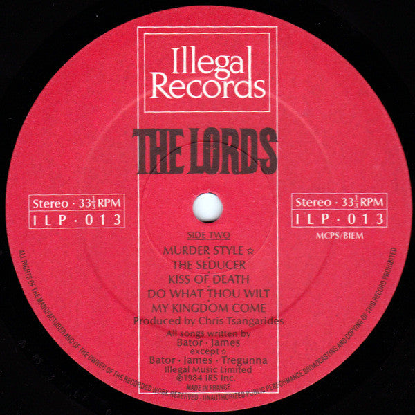 The Lords* : The Method To Our Madness (LP, Album)