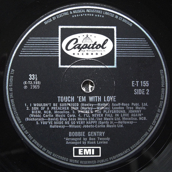 Bobbie Gentry : Touch 'Em With Love (LP, Album, Mono)