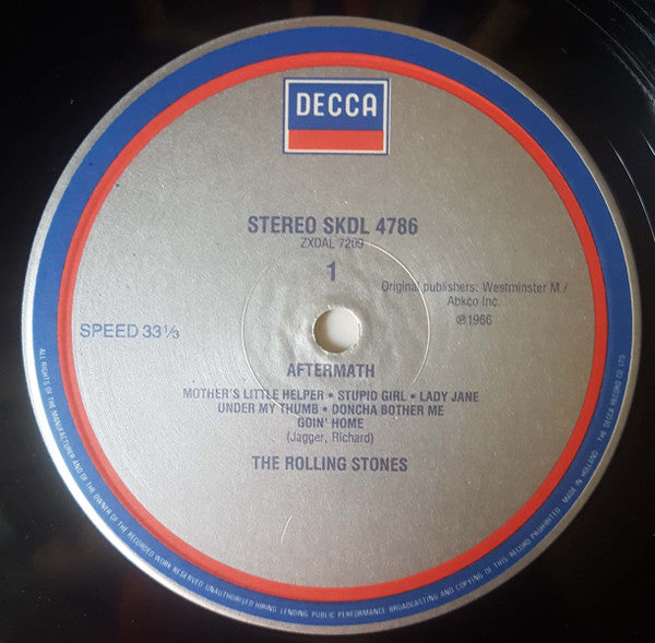 The Rolling Stones : Aftermath (LP, Album, RE, RM)