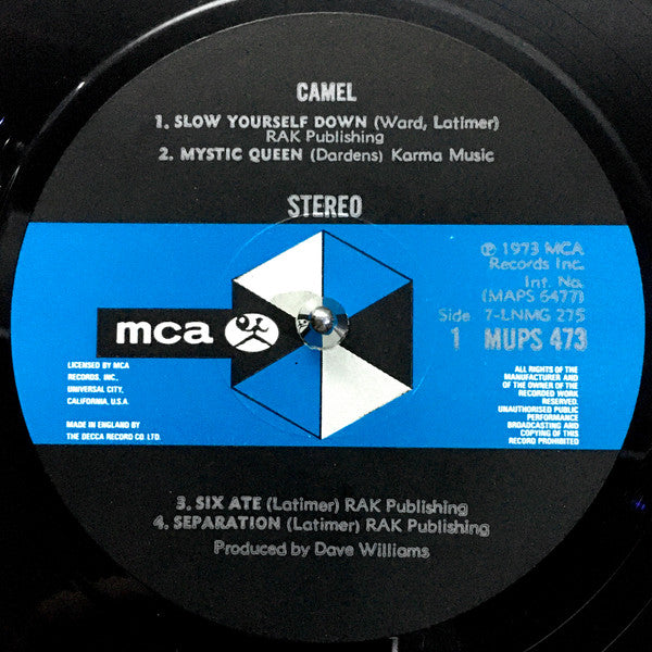 Camel : Camel (LP, Album)
