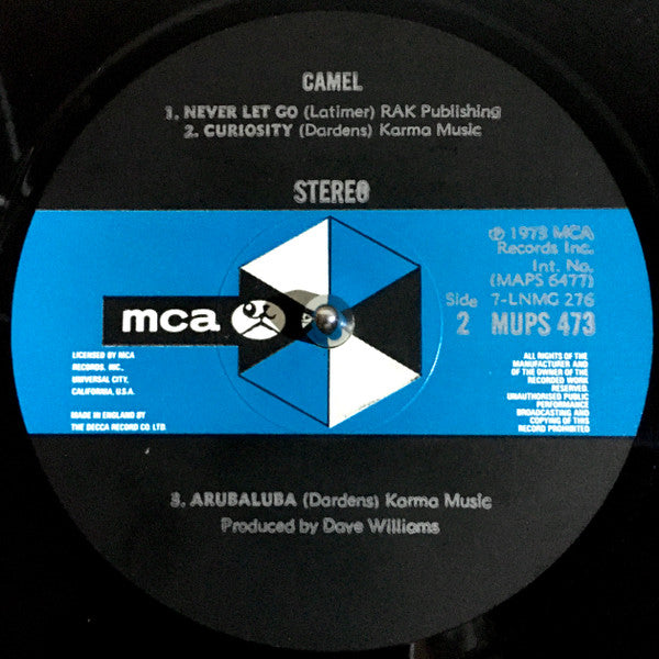Camel : Camel (LP, Album)
