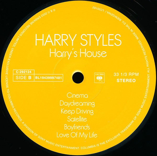 Harry Styles : Harry's House (LP, Album, 180)