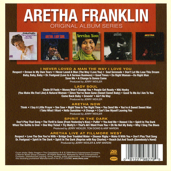Aretha Franklin : Original Album Series (Box, Comp, RE + CD, Album, RE + CD, Album, RE + CD)