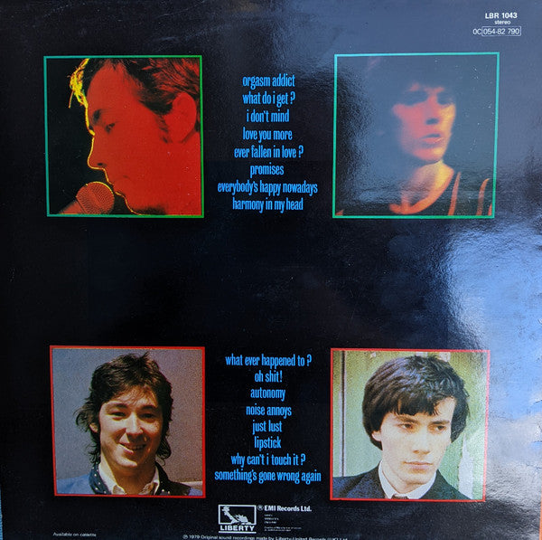 Buzzcocks : Singles Going Steady (LP, Comp, RE, Lab)