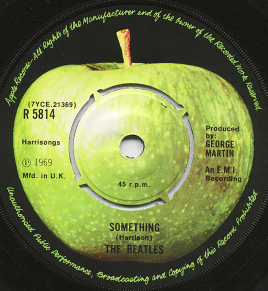 The Beatles : Something c/w Come Together (7", Single, RE)