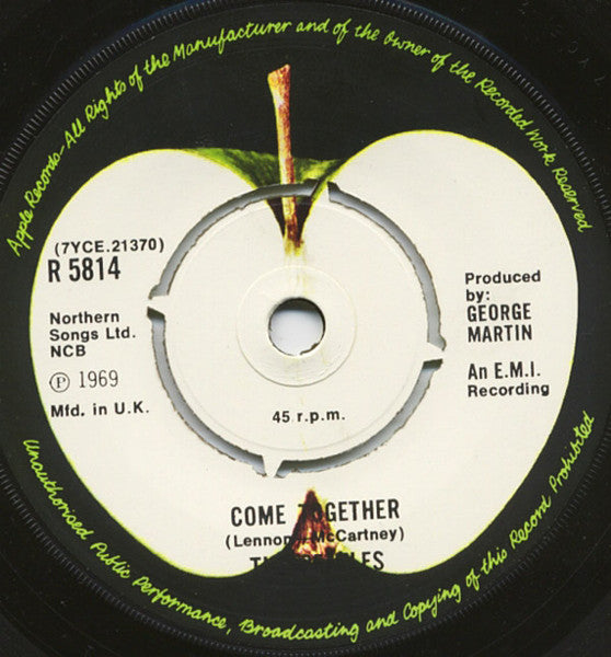 The Beatles : Something c/w Come Together (7", Single, RE)