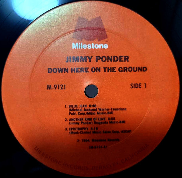 Jimmy Ponder : Down Here On The Ground (LP, Album)