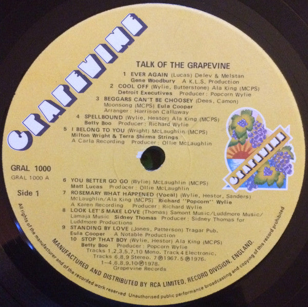Various : Talk Of The Grapevine (LP, Comp)