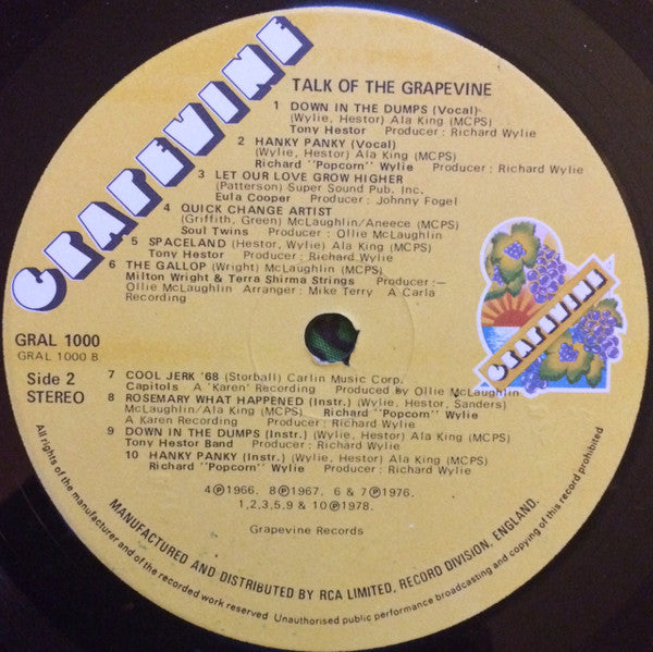 Various : Talk Of The Grapevine (LP, Comp)