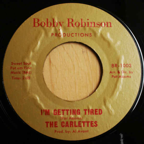 The Carlettes : Lost Without Your Love / I'm Getting Tired (7", RE, Styrene)