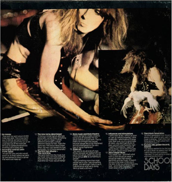 Alice Cooper : School Days (The Early Recordings) (2xLP, Comp, Gat)