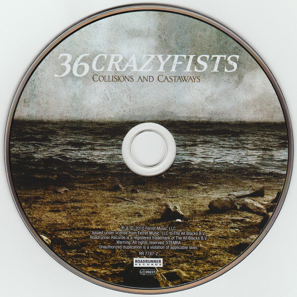 36 Crazyfists : Collisions And Castaways (CD, Album)