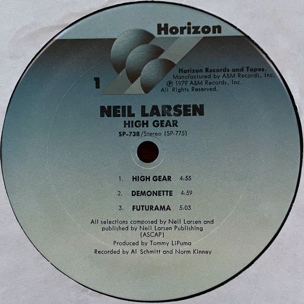 Neil Larsen : High Gear (LP, Album, Pit)