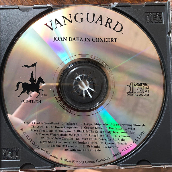 Joan Baez : In Concert (CD, Comp)