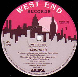 Raw Silk : Just In Time (12", Single)