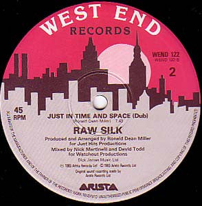Raw Silk : Just In Time (12", Single)
