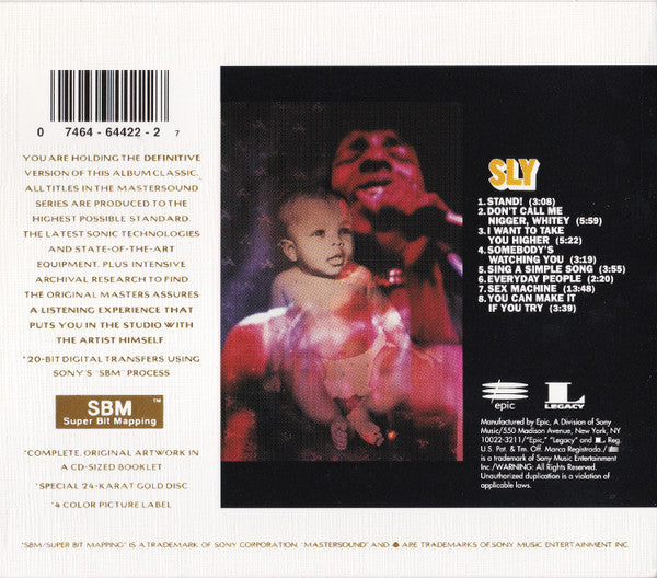 Sly & The Family Stone : Stand! (CD, Album, Ltd, RE, RM, Gol)