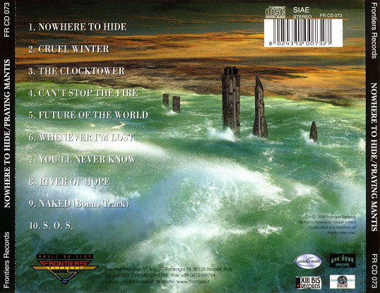 Praying Mantis (3) : Nowhere To Hide (CD, Album)