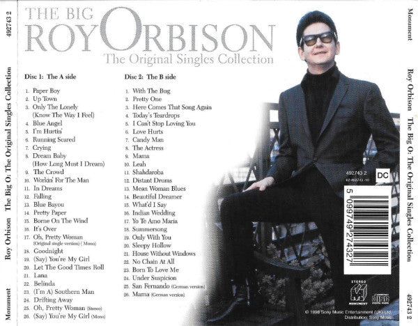 Roy Orbison : The Big O: The Original Singles Collection (2xCD, Comp)