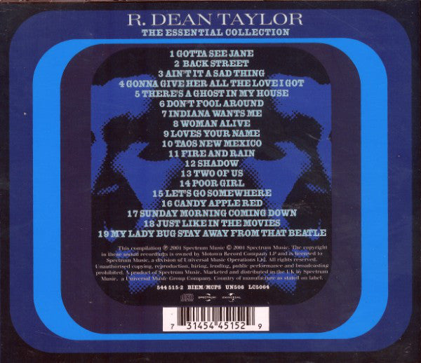 R. Dean Taylor : The Essential Collection (CD, Comp)
