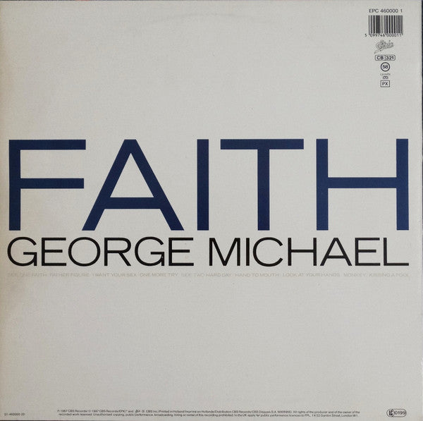 George Michael : Faith (LP, Album)