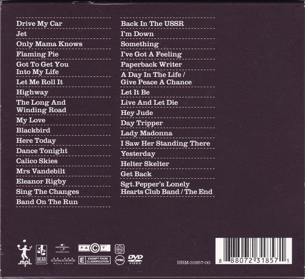 Paul McCartney : Good Evening New York City (2xCD, Album + DVD-V, PAL)