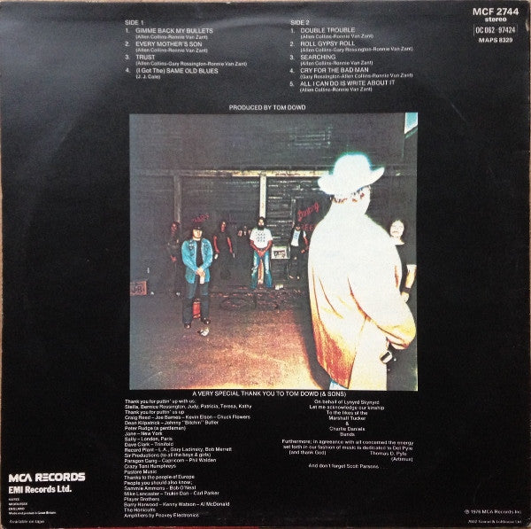 Lynyrd Skynyrd : Gimme Back My Bullets (LP, Album)