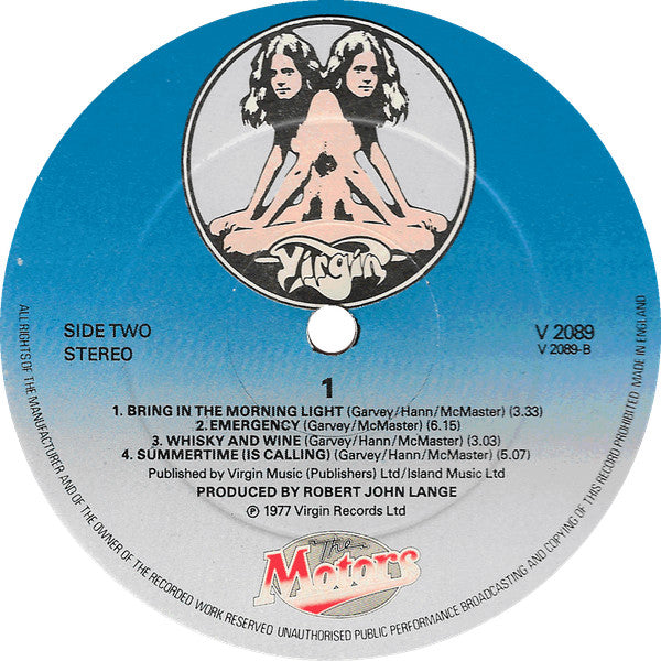 The Motors : 1 (LP, Album)