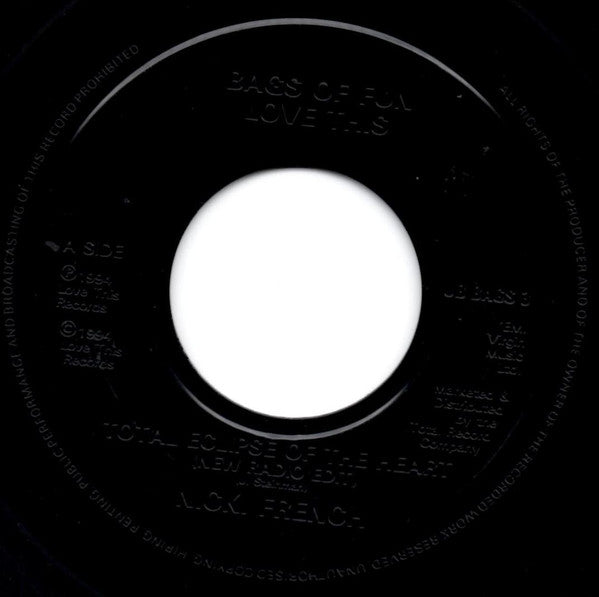 Nicki French : Total Eclipse Of The Heart (7", Single, Jukebox)