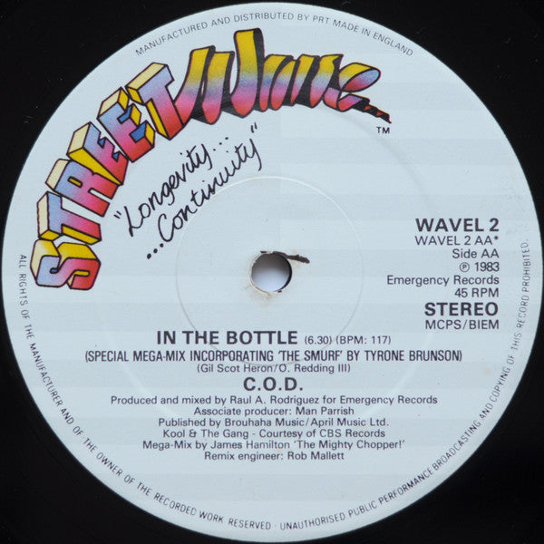 C.O.D. : In The Bottle (12")