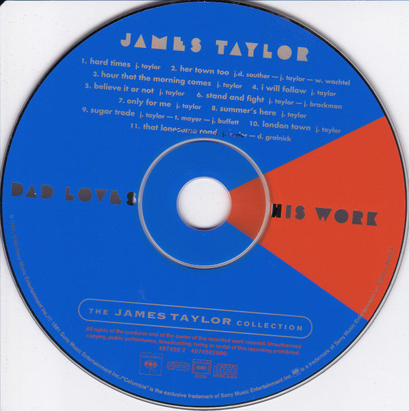 James Taylor (2) : Dad Loves His Work (CD, Album, RE, RM)