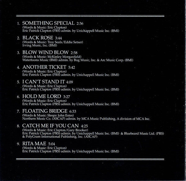 Eric Clapton : Another Ticket (CD, Album, RE, RM)