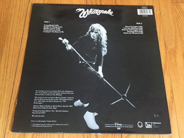 Whitesnake : Saints & Sinners (LP, Album, RE)