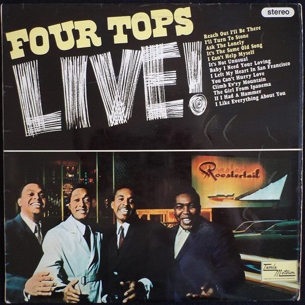 Four Tops : Four Tops Live (LP)