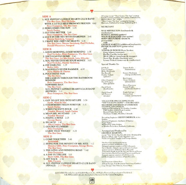 Various : Sgt. Pepper's Lonely Hearts Club Band (2xLP, Gat)