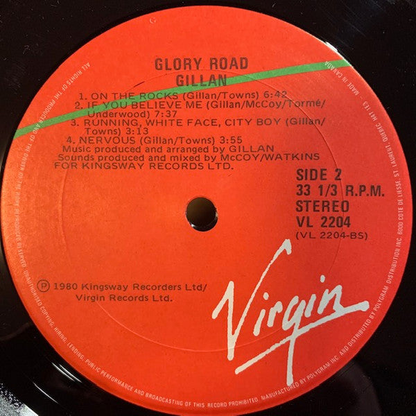 Gillan : Glory Road (LP, Album)