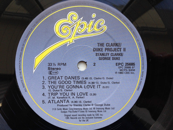 Stanley Clarke/George Duke : The Clarke / Duke Project II (LP, Album)