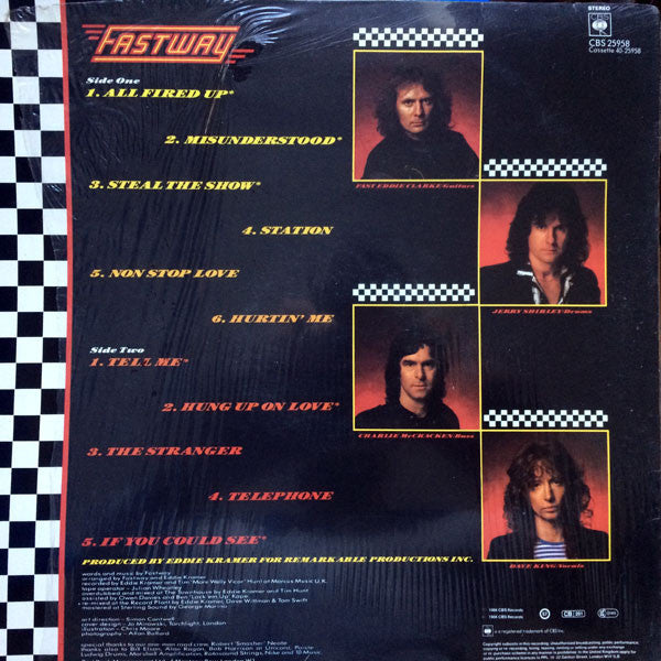 Fastway (2) : All Fired Up! (LP, Album)