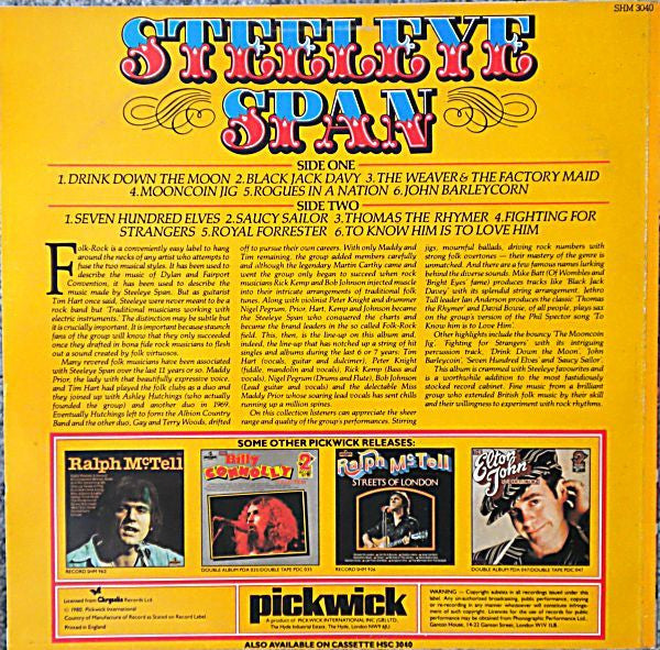 Steeleye Span : Steeleye Span (LP, Album, Comp)