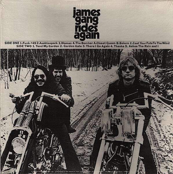 James Gang : James Gang Rides Again (LP, Album, Promo, Gat)