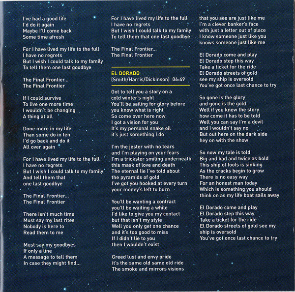 Iron Maiden : The Final Frontier (CD, Album)