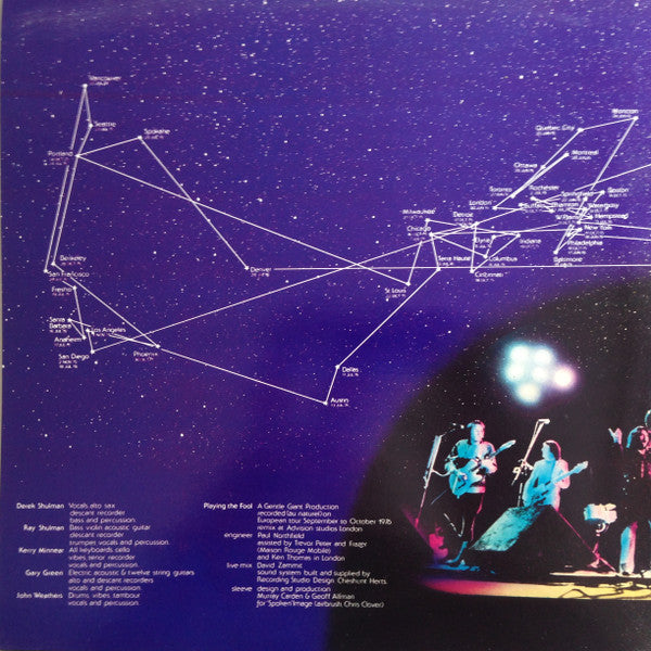 Gentle Giant : Playing The Fool (2xLP, Album, RE, Gat)