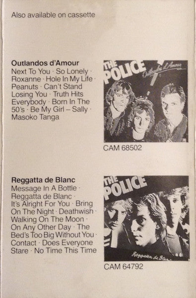 The Police : Zenyatta Mondatta (Cass, Album)