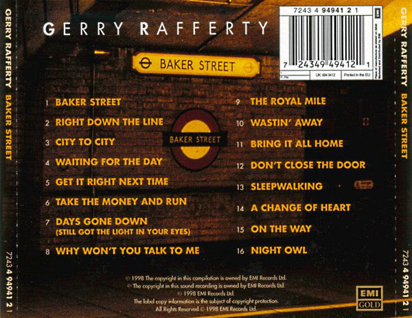 Gerry Rafferty : Baker Street (CD, Comp)