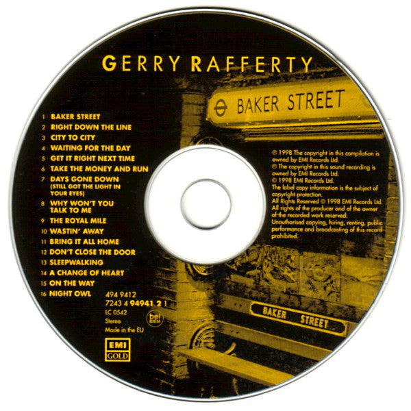 Gerry Rafferty : Baker Street (CD, Comp)