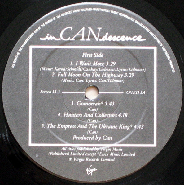 Can : InCANdescence (LP, Comp, Ast)